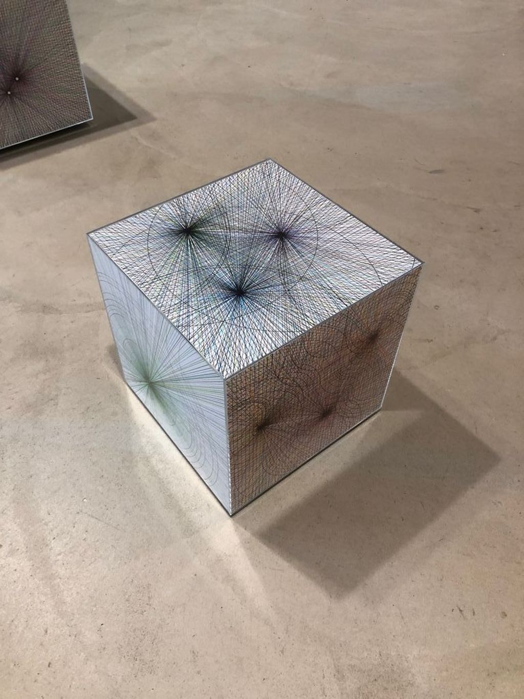 'Stor Kub', 2010, ett konstverk av Eva Larsson Malmö