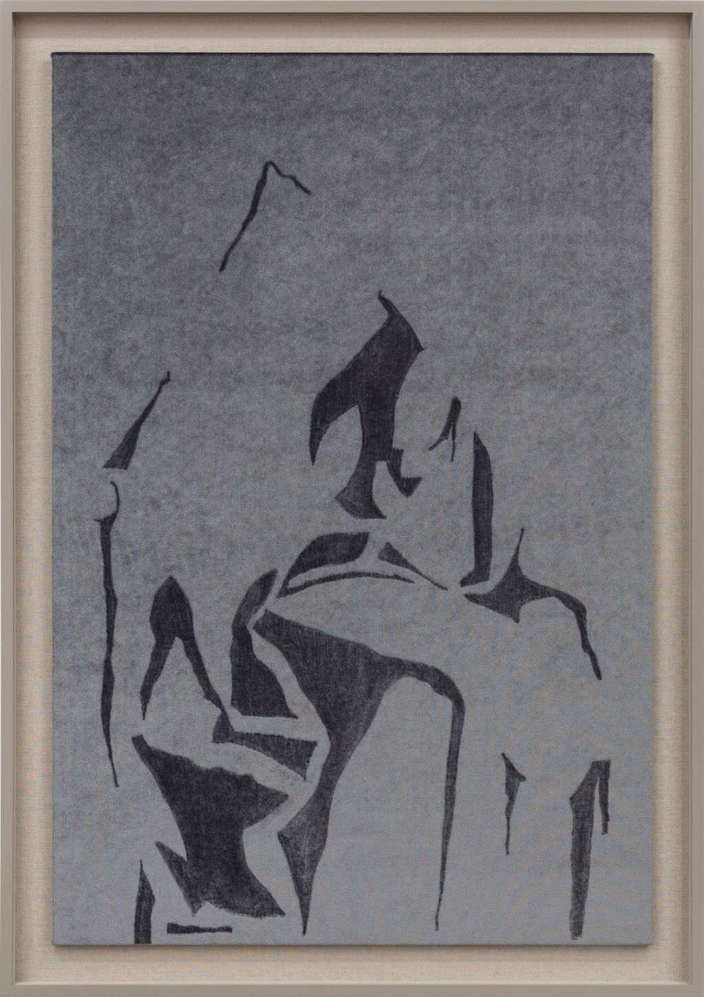 'Madonna di Senigallia, grigio scuro (Piero della Francesca) Madonna of Senigallia, dark grey (Piero della Francesca)', 2017, ett konstverk av David Svensson