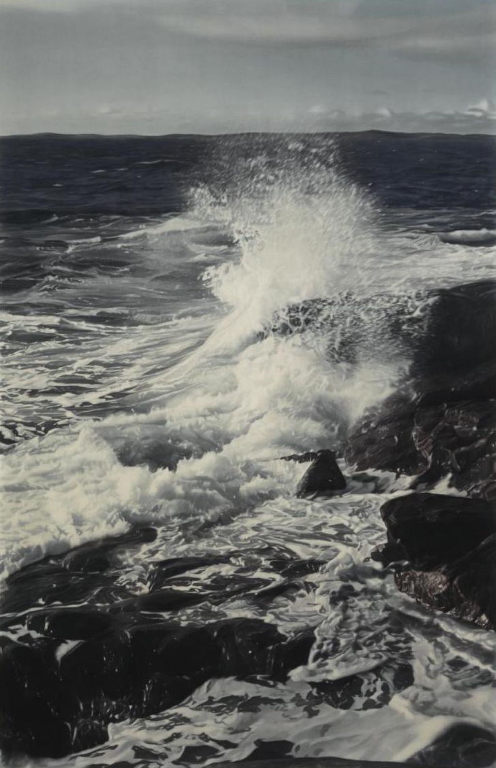'Wave', 2015, ett konstverk av Gunnel Wåhlstrand