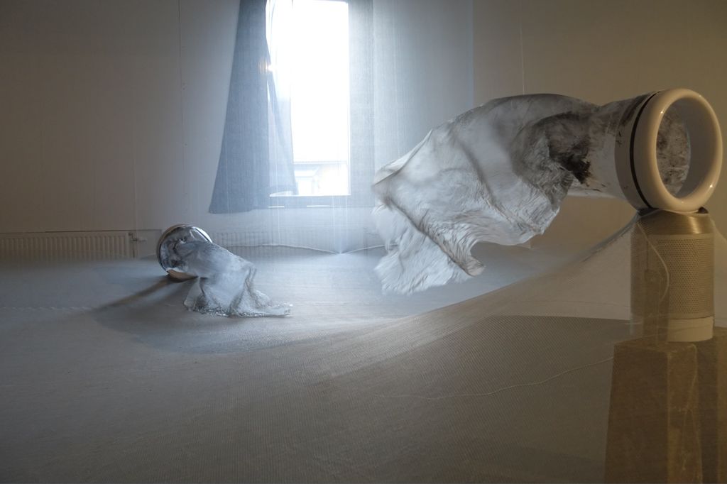 'Tystnaden', 2018, ett konstverk av Katja Pettersson