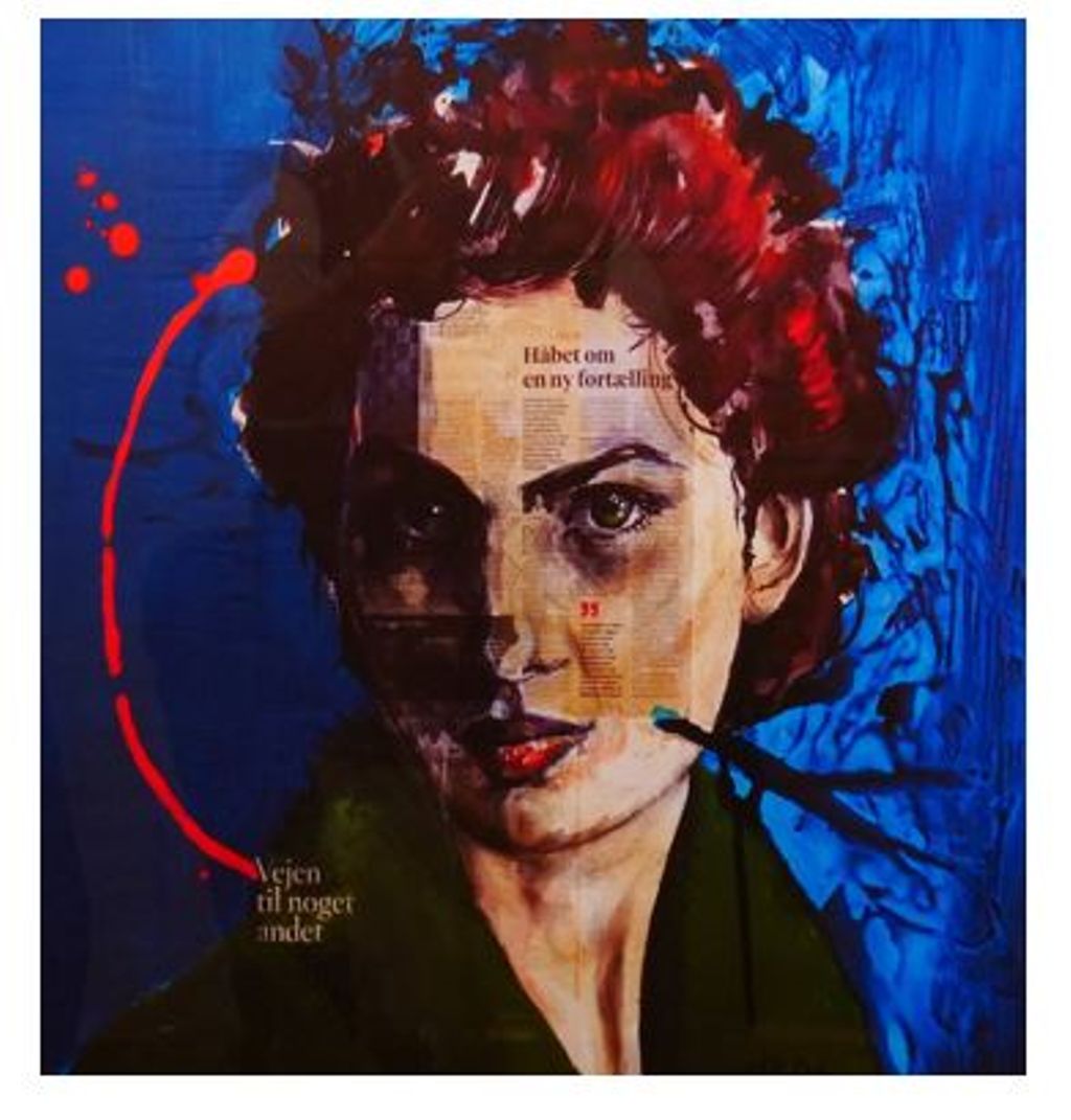 'Keep dreaming – work hard', ett konstverk av Gitte Degnemark