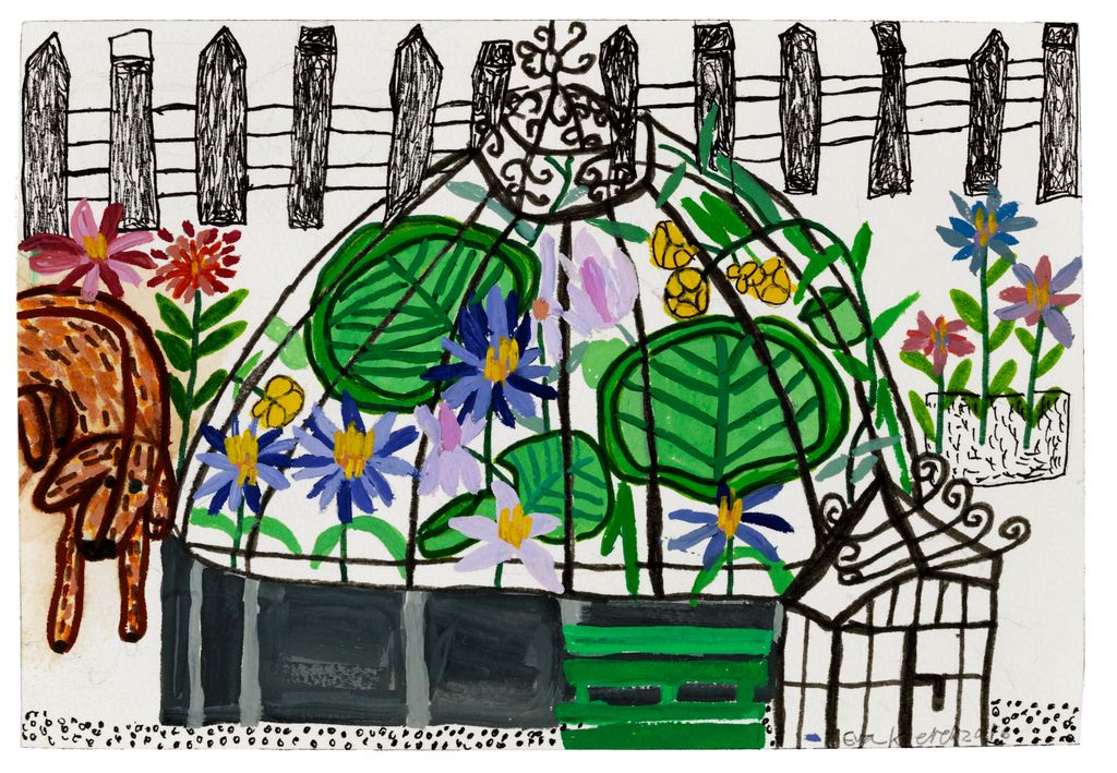 'Vattenväxter', 2016, ett konstverk av Eva Kerek