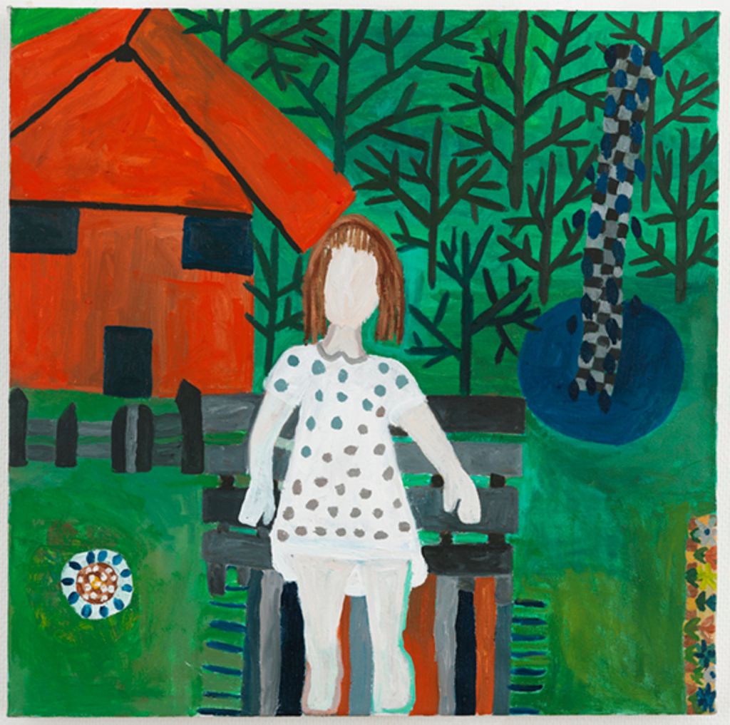 'Kanelbullen i gräset', 2013, ett konstverk av Eva Kerek