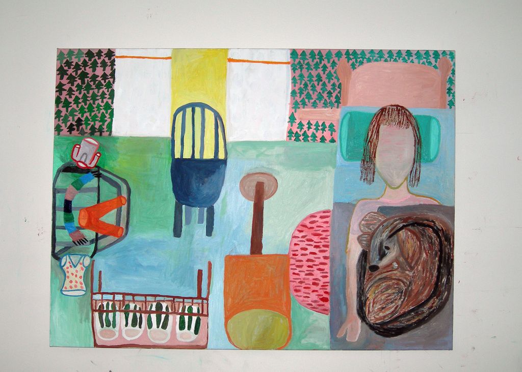 'Nu är det dags att gå och sova', 2011, ett konstverk av Eva Kerek