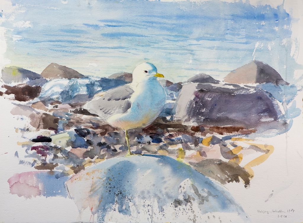 'Första dagen', 2016, ett konstverk av Lars Jonsson