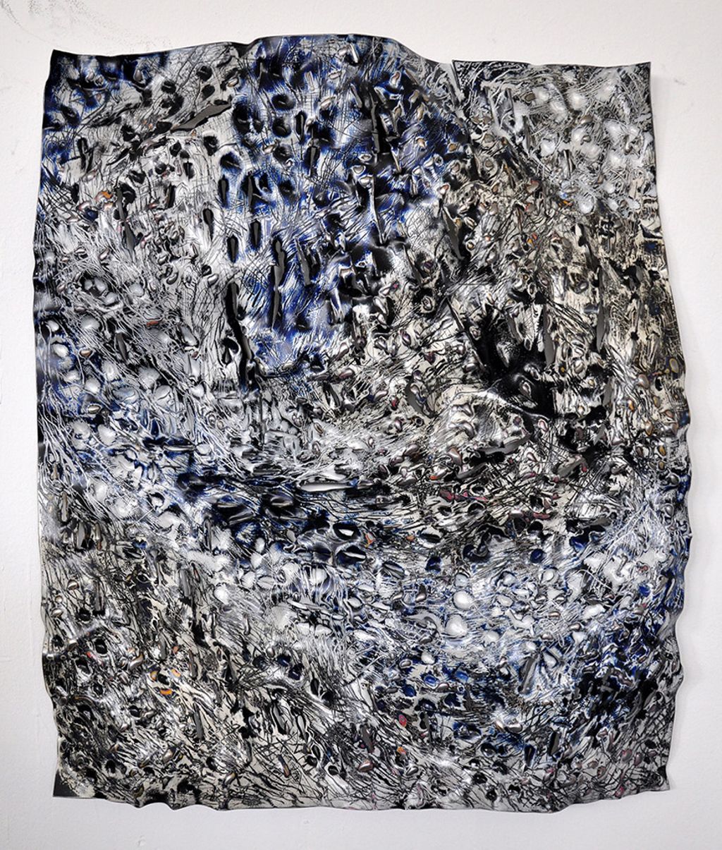 'Skallgång II', 2017, ett konstverk av Jamila Drott