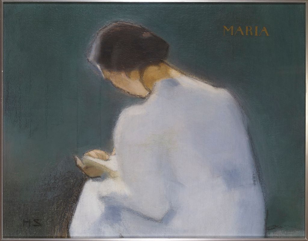 'Maria', 1909, ett konstverk av Helene Schjerfbeck