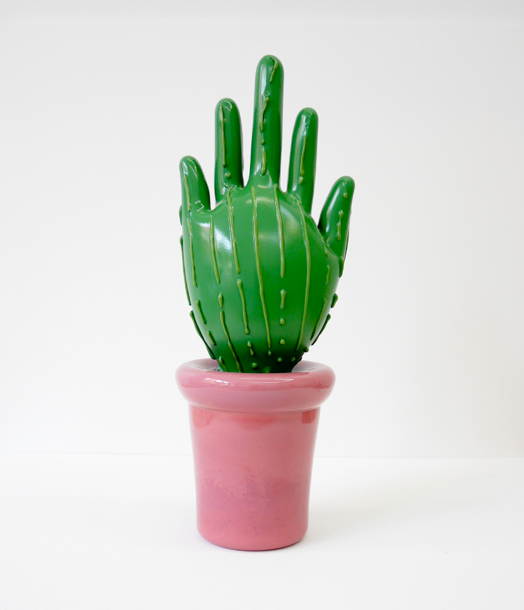 'Glove Cactus', 2018, ett konstverk av Tillie Burden