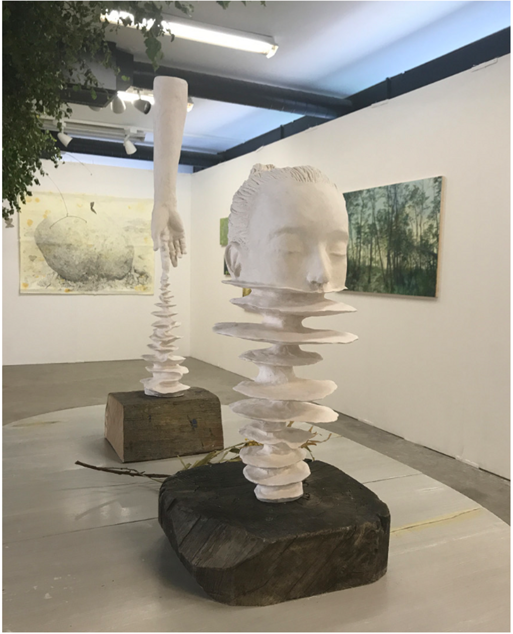 'Head reflection ', 2017, ett konstverk av Gustaf von Arbin 