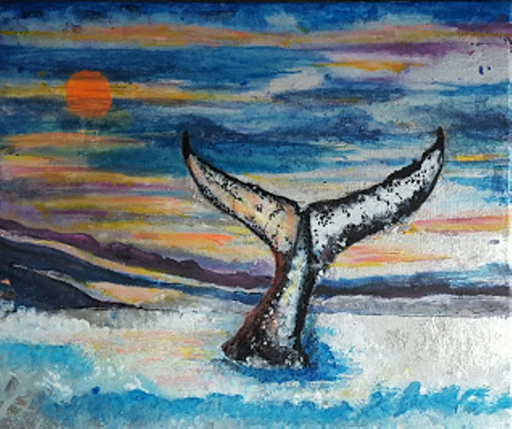 'Tystnaden bryts', ett konstverk av Yvonne Walther 