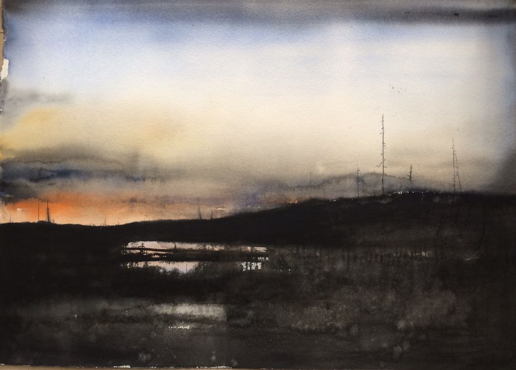 'Kalhygge / Norrland', 2016, ett konstverk av Peter Eugén Nilsson