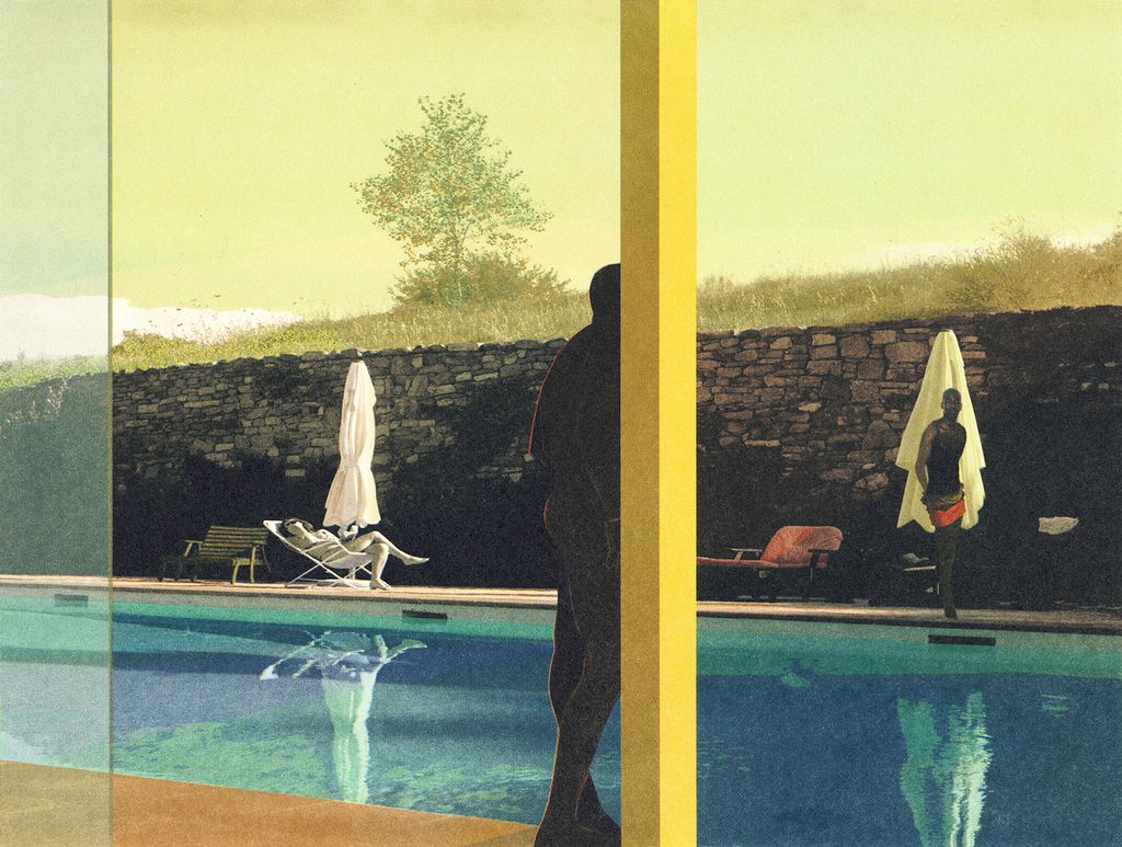 'Afternoon, état ll', 2017, ett konstverk av Nils-Erik Mattsson