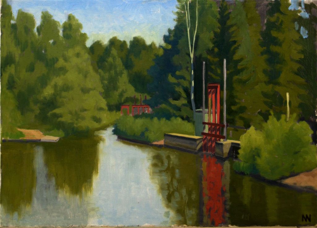 'Dammen', 2016, ett konstverk av Nicolai Alfvén Nickson