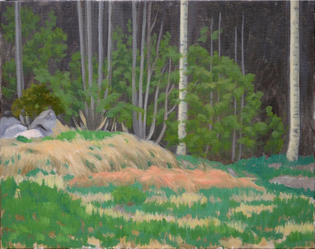 'Vårgräs', 2021, ett konstverk av Nicolai Alfvén Nickson