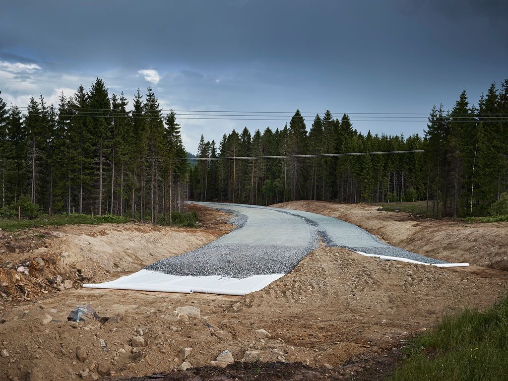 'End of road', 2014, ett konstverk av Jan Töve