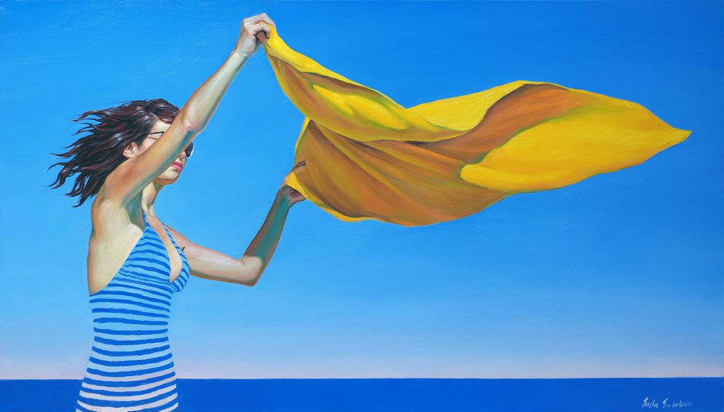 'Splash 5', 2019, ett konstverk av Sasha Sokolova