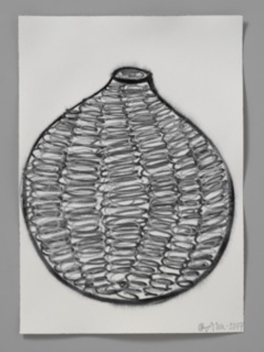 'DRAWING XVIII', 2017, ett konstverk av Ann Wåhlström 