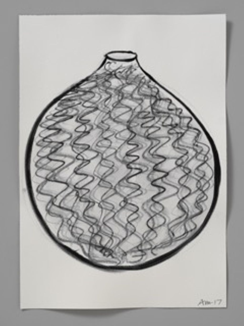 'DRAWING XXIII', 2017, ett konstverk av Ann Wåhlström 
