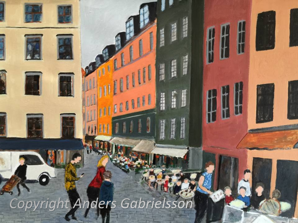 'Stortorget', 2018, ett konstverk av Anders Gabrielsson