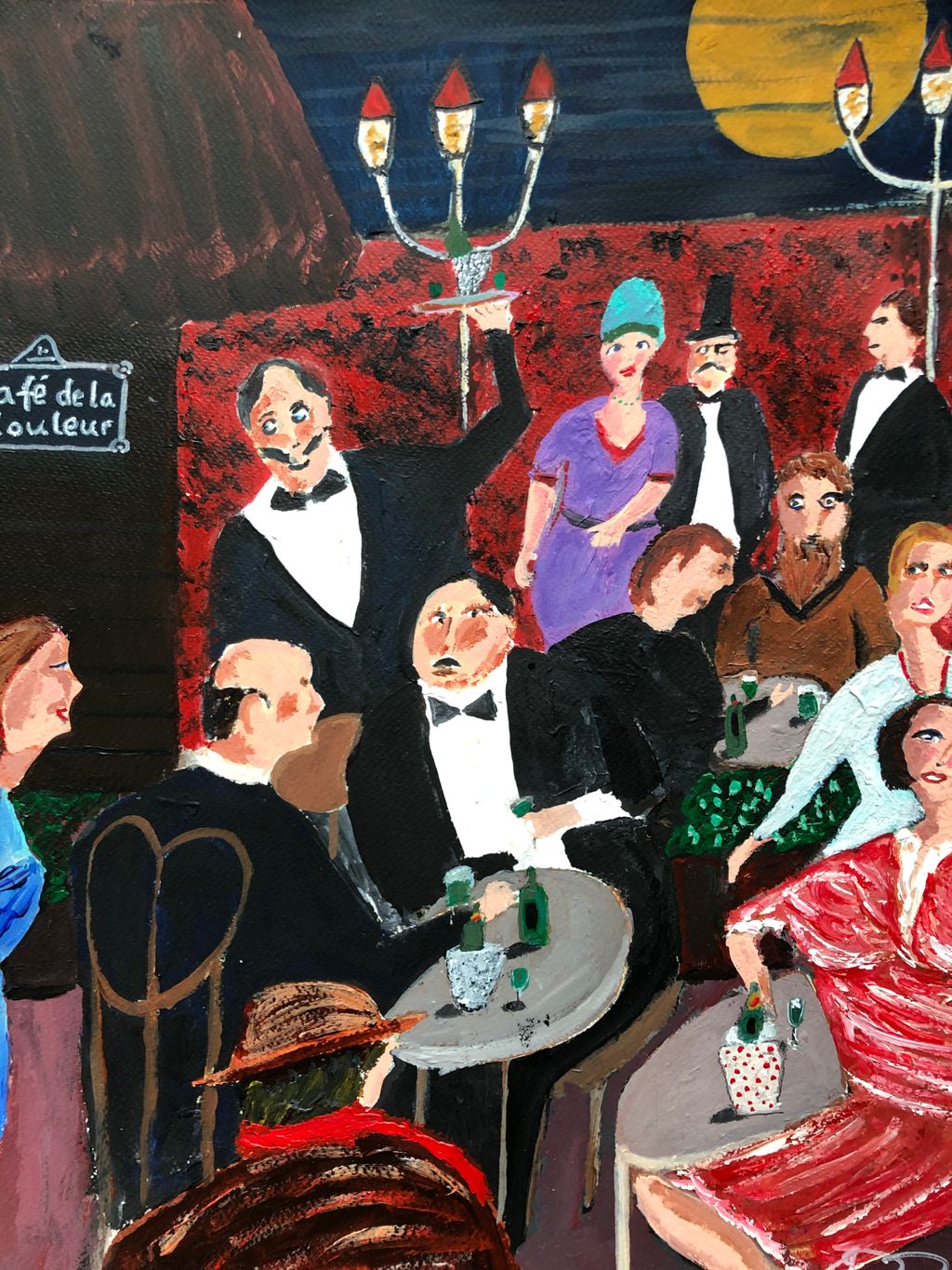 'Café de la couleur', 2020, ett konstverk av Anders Gabrielsson