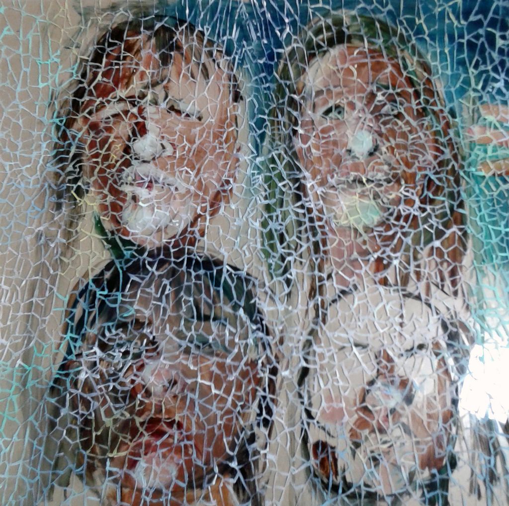 'Krossa glastaket', 2019, ett konstverk av Berit Fradera