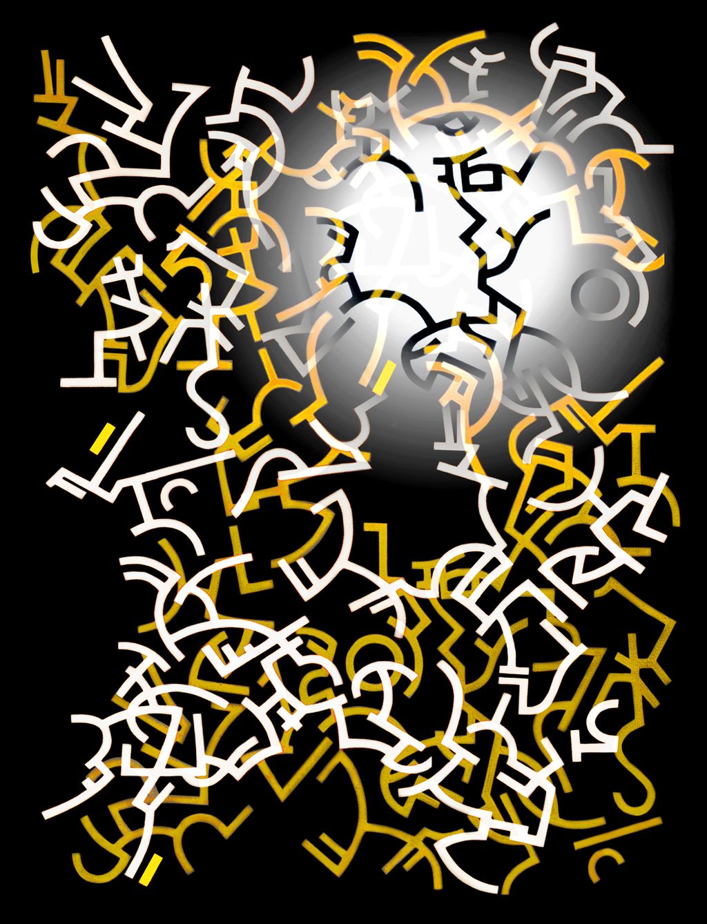 'Aritmetiken på Szyn', 2020, ett konstverk av Jim Axén