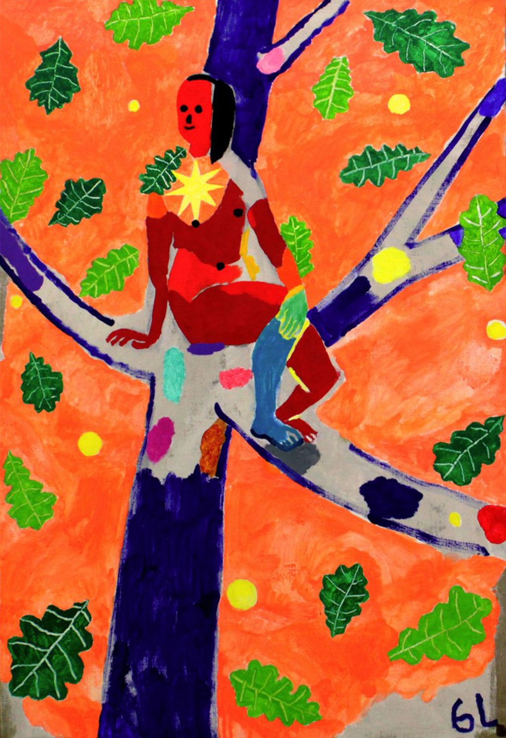 'Dryad', 2019, ett konstverk av Gunnar Larsson