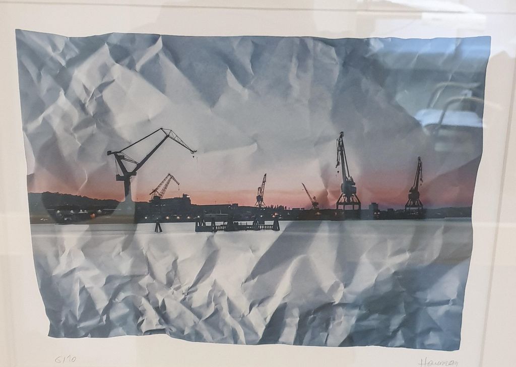 'Nr 8: Hamnbild', ett konstverk av Houman