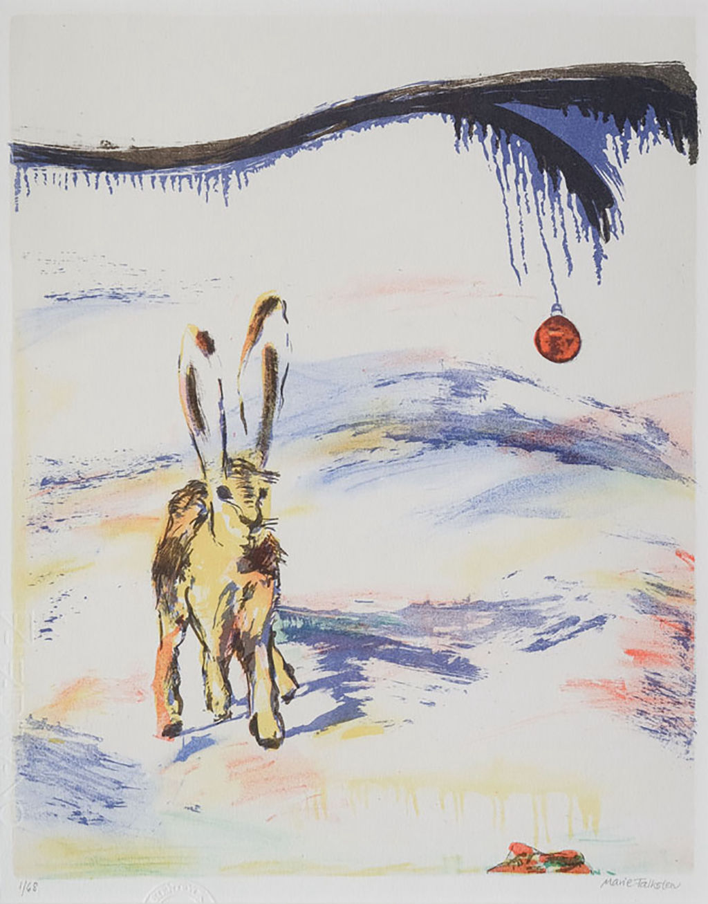 'Hare', 2018, ett konstverk av Marie Falksten