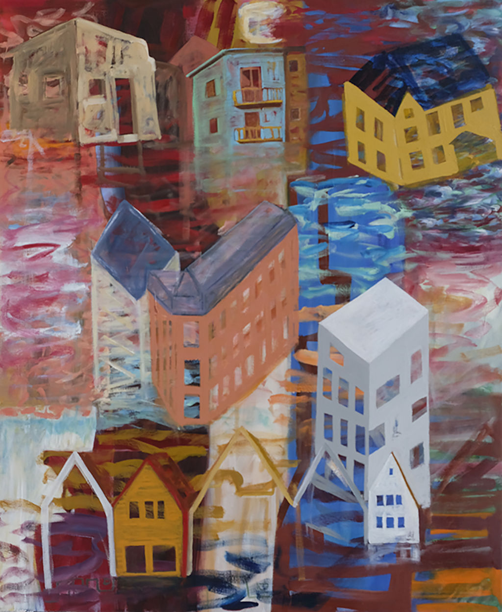 'Målning', 2022, ett konstverk av Marie Falksten