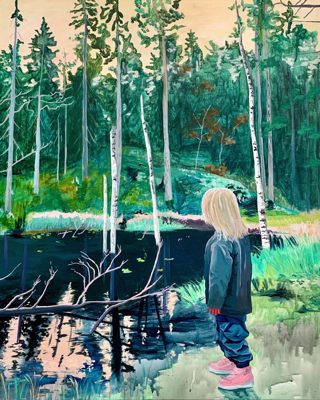 'En lätt doft av skvattram och pors', 2021, ett konstverk av Frida Johansson