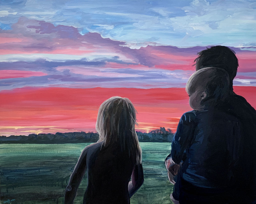 'Hopp och förtvivlan ', 2023, ett konstverk av Frida Johansson