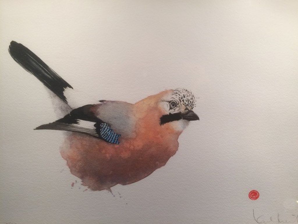 'Nötskrika', 2019, ett konstverk av Karl Mårtens