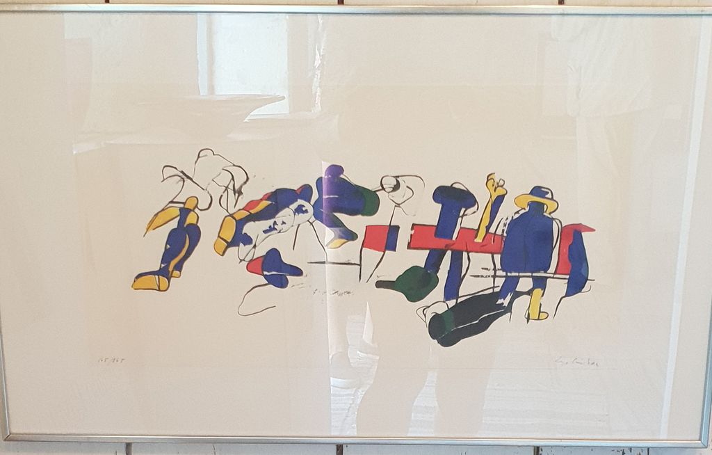 'Figur i rörelse', ett konstverk av Lage Lindell