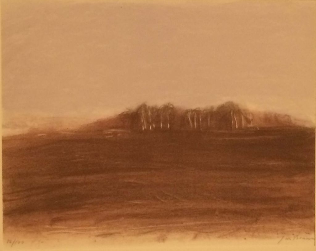 'Den hemlighetsfulla skogen', ett konstverk av Jan Brauner