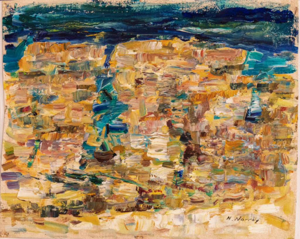 'Klint abstrakt', ett konstverk av Harald Norrby