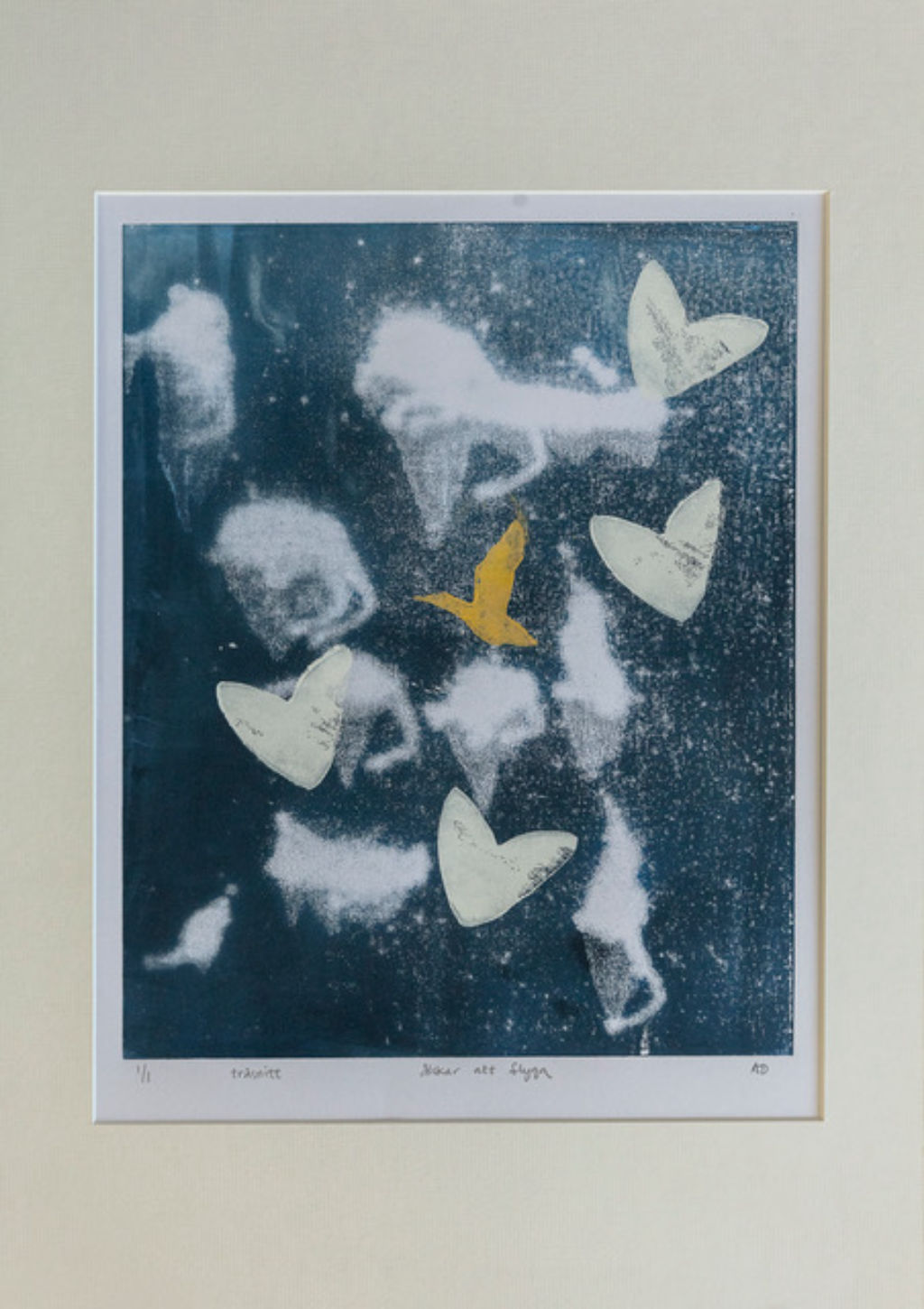 'Älskar att flyga', ett konstverk av Annika Olsson