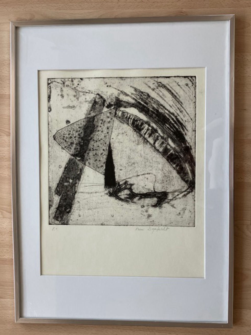 'Öppning', ett konstverk av Karin Degerfeldt