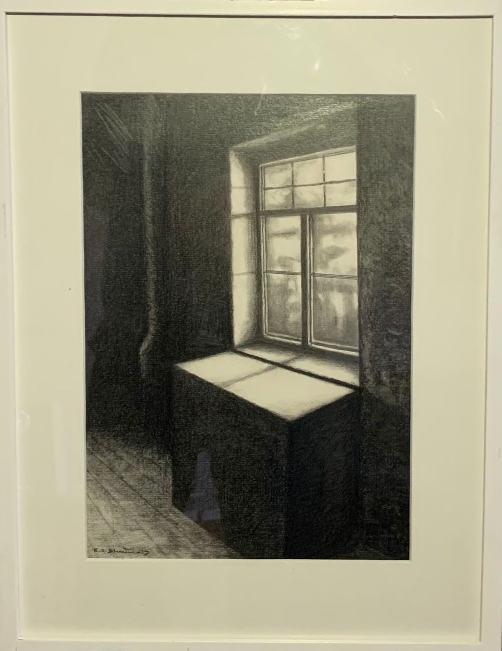 'Ljusinsläpp', ett konstverk av Bo Svensson Blomén