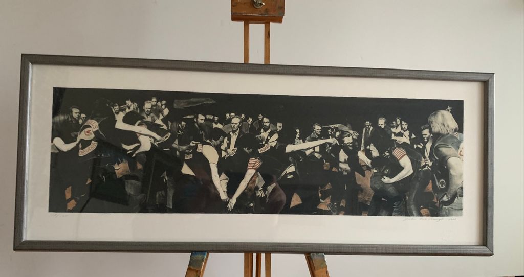 'Slagsmålet', ett konstverk av John-Erik Franzén