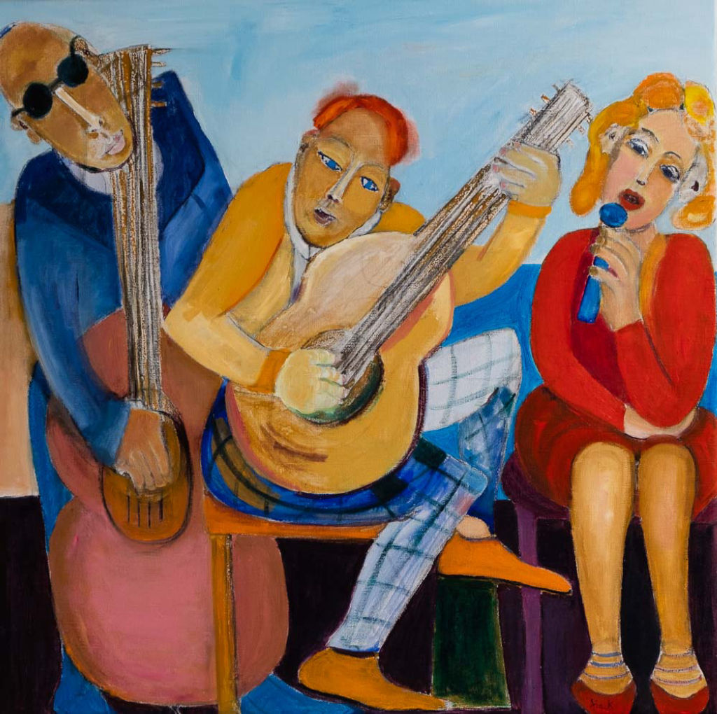 'Bandet.', 2022, ett konstverk av Fia Kvissberg