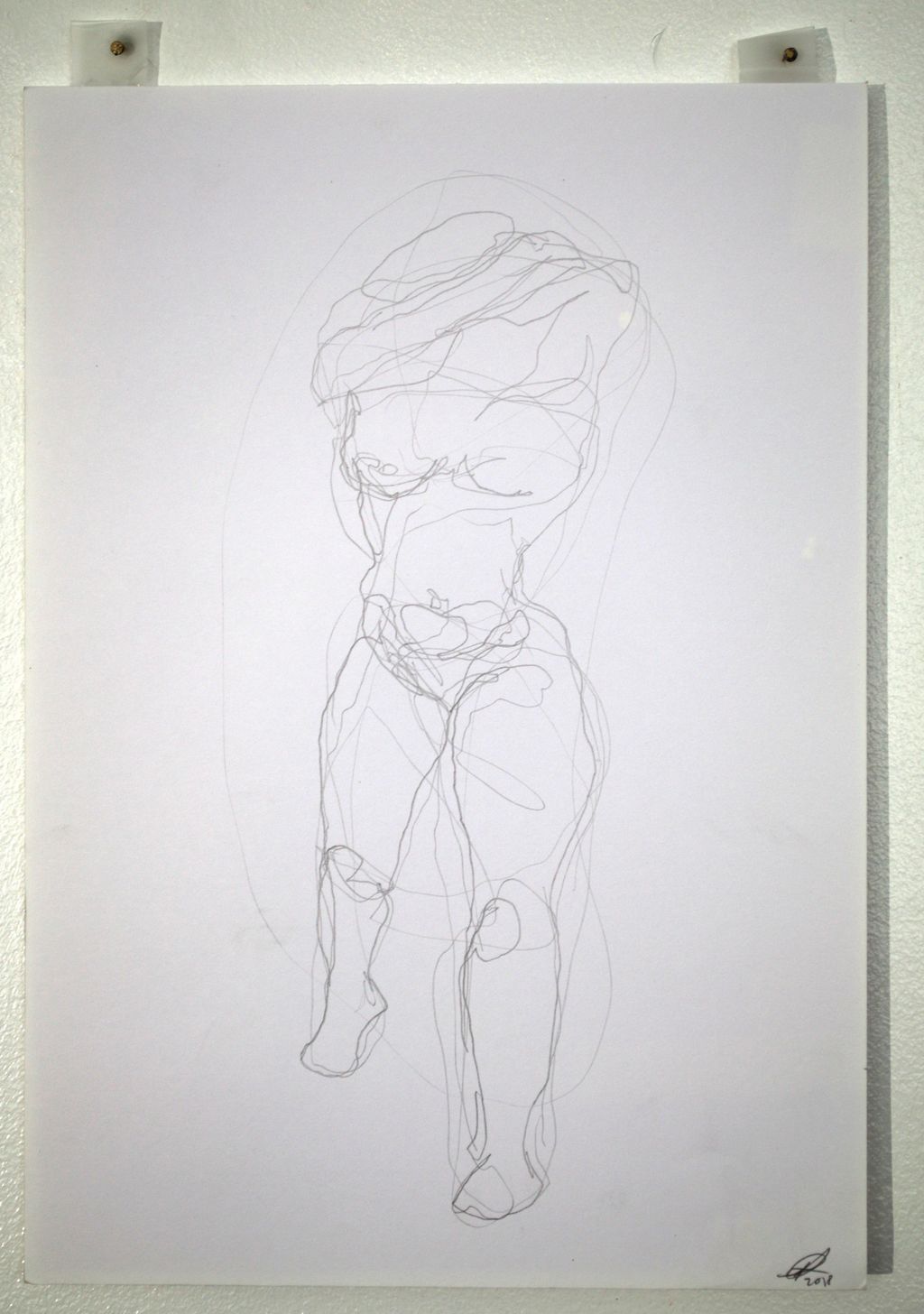 'Show your contours no. 2', 2018, ett konstverk av Cecilia Ulfsdotter Klementsson