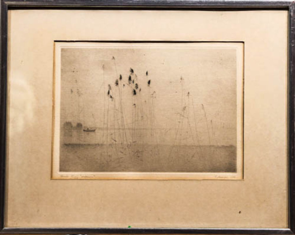 '24. Metaren, lito 39x31', ett konstverk av Gunnar Norrman