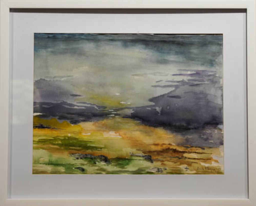 '23. Akvarell, 52x42', ett konstverk av Anita Nilsson Röjning