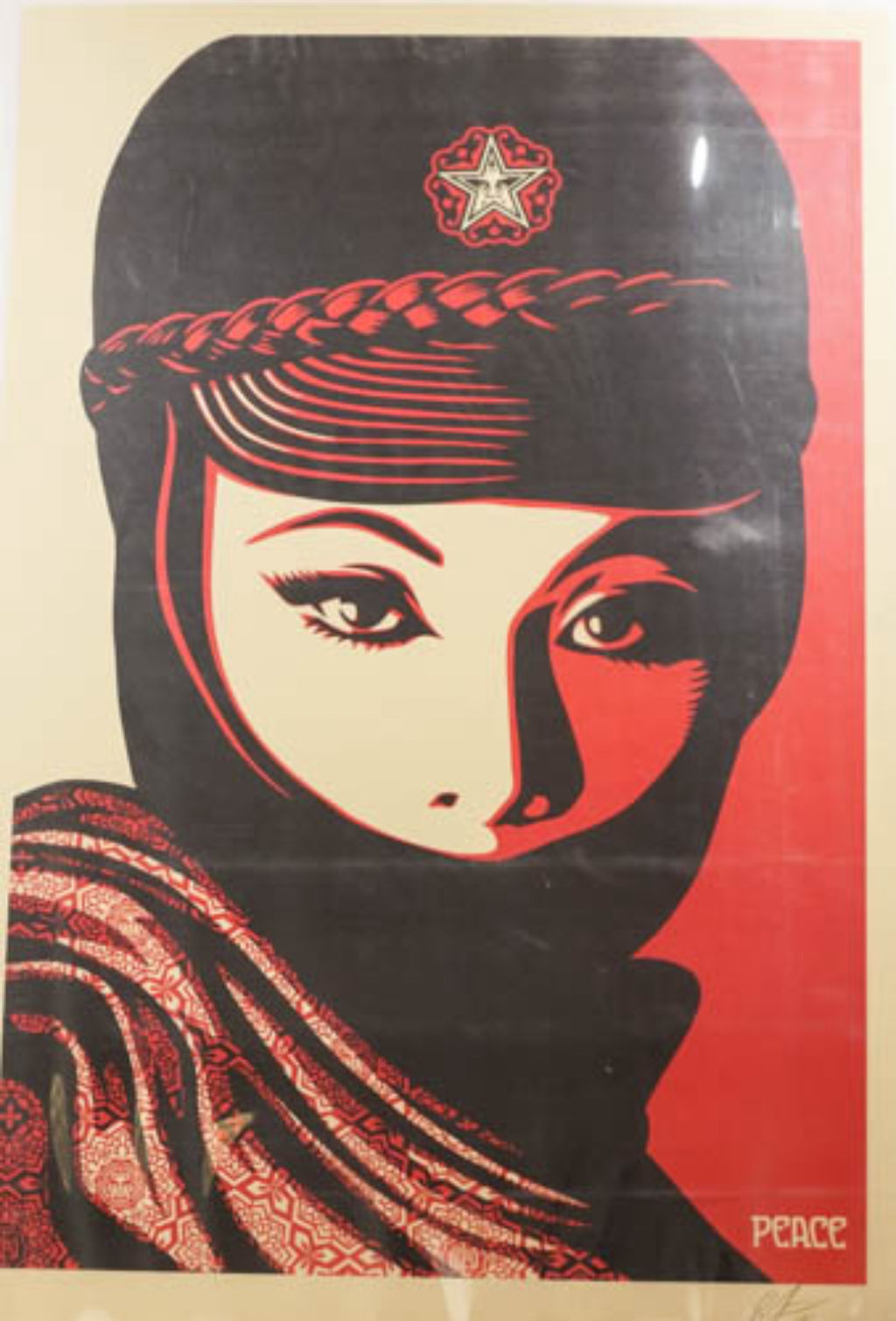 '13. Peace, lito 60x90', ett konstverk av Shepard Fairey
