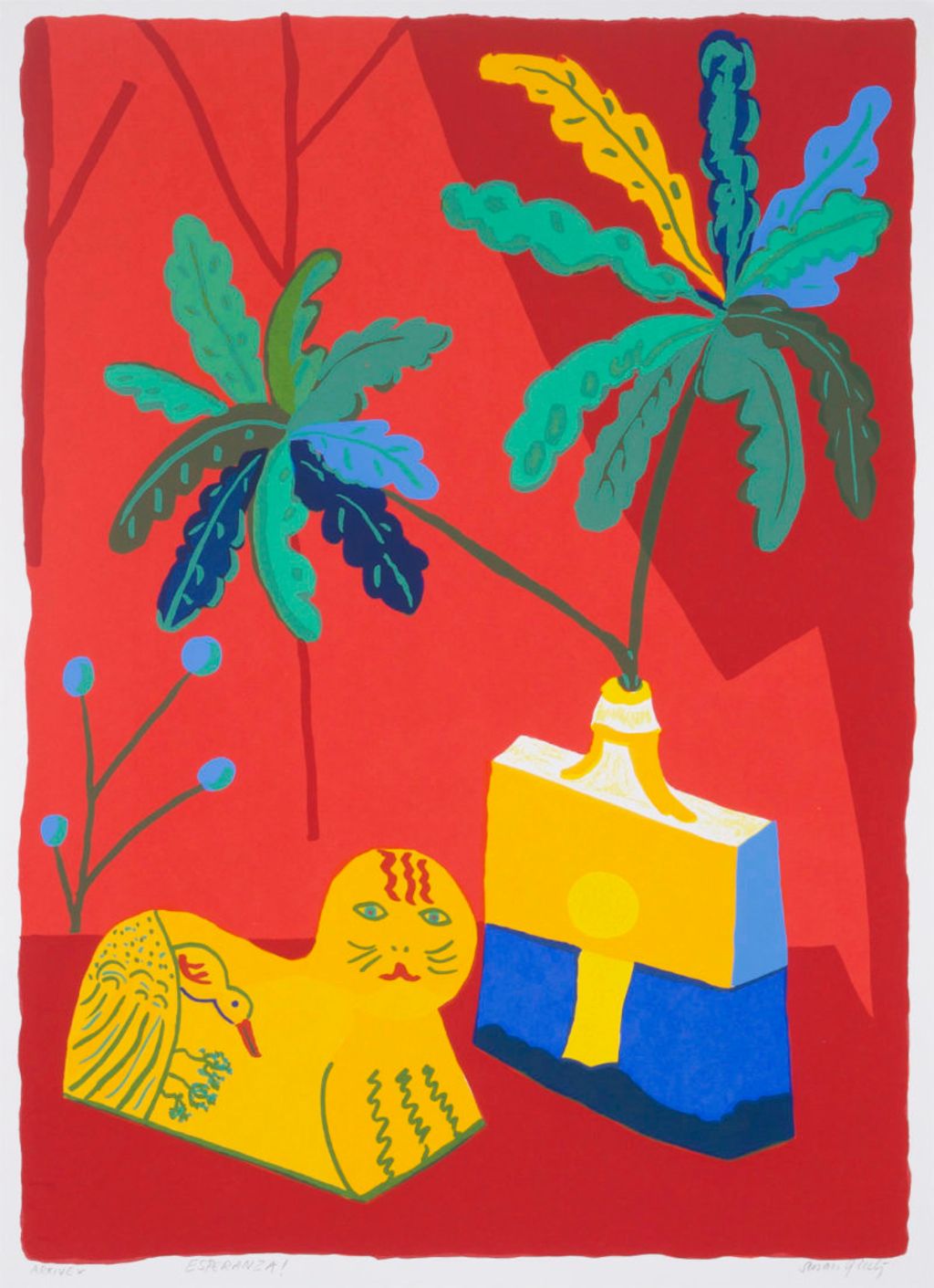 'Esperanza!', 2021, ett konstverk av Susan Gillhög