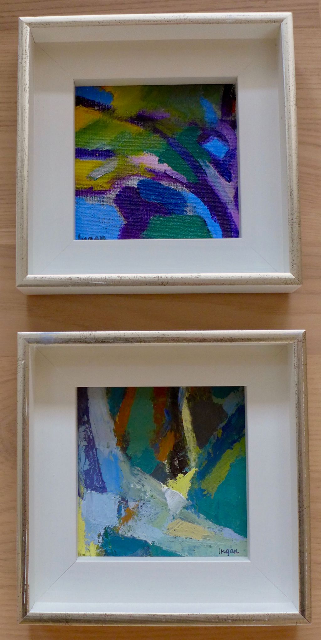 'Små oljor', ett konstverk av Ingan Linde