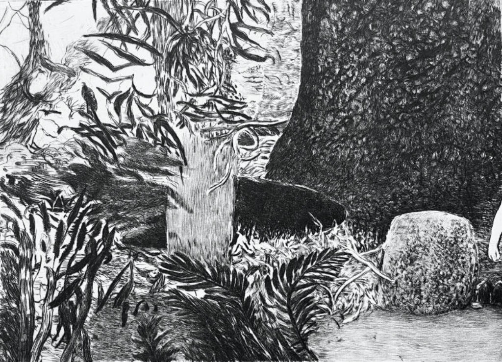 'Mellan då och sedan', ett konstverk av Elisabet Ödman