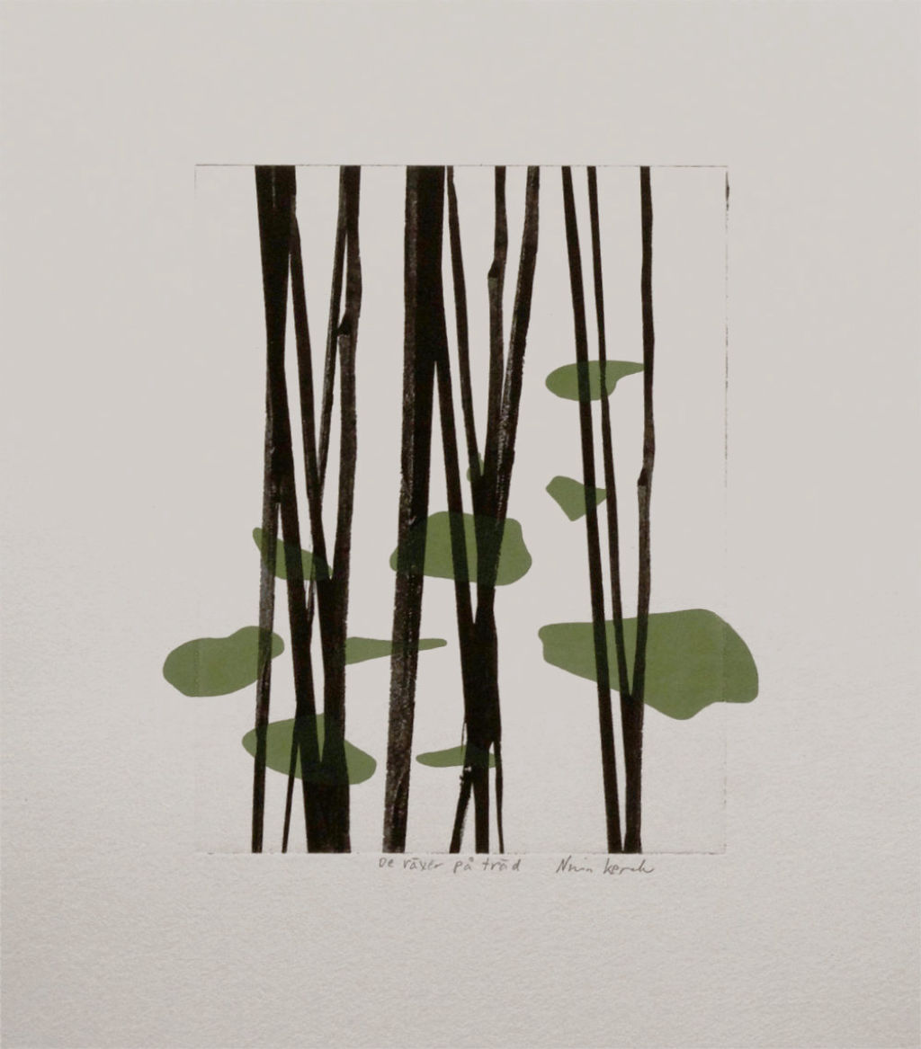 'De växer på träd', ett konstverk av Nina Kerola