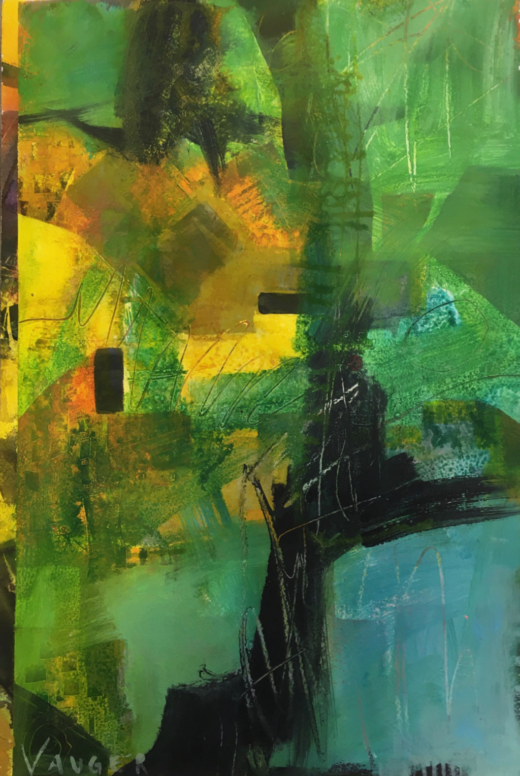 'Blue in Green', ett konstverk av Timea Vauger